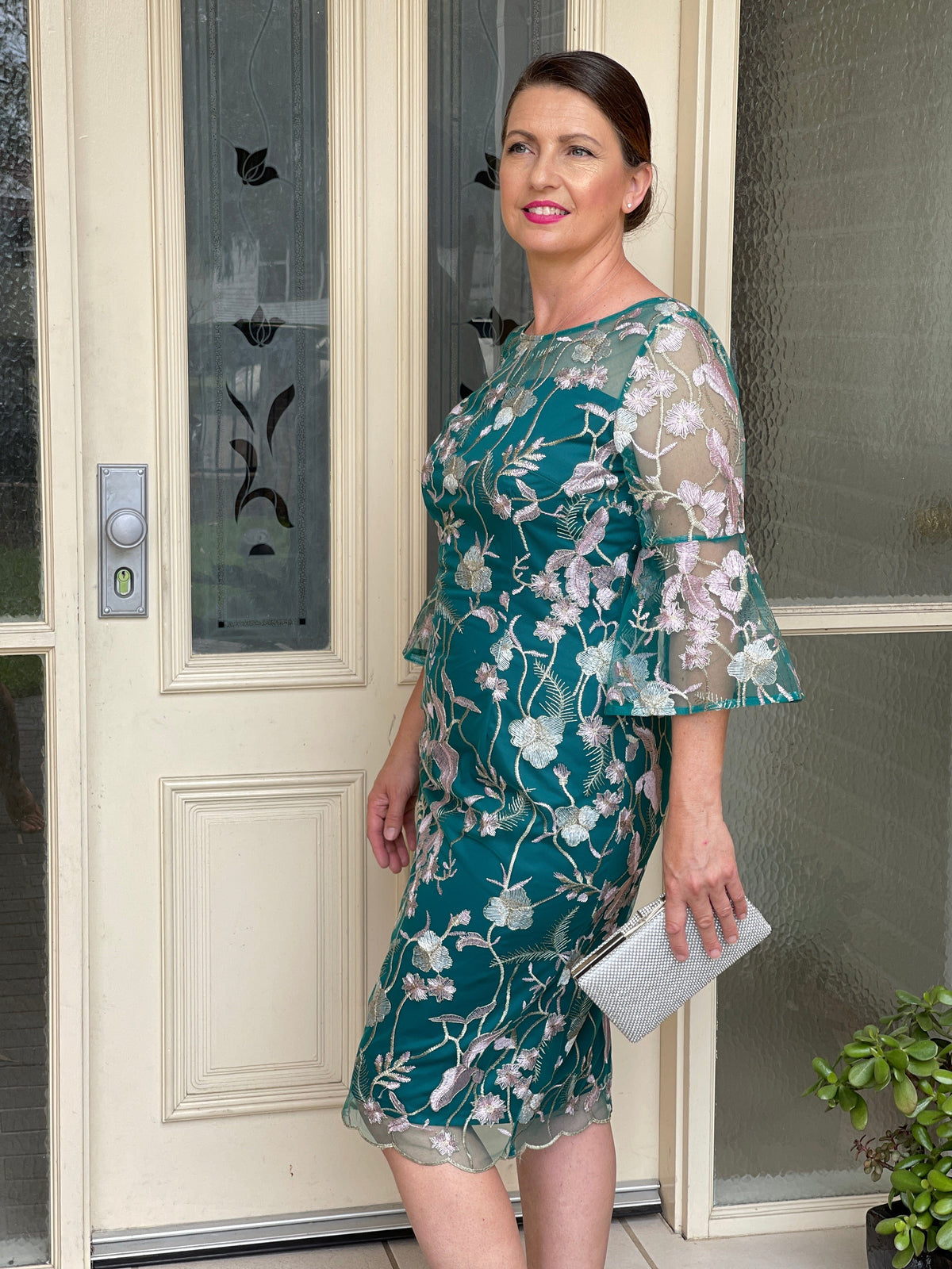 Miss Anne DRESSES Tearose Emerald Evening Dress