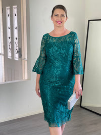 Miss Anne DRESSES Wien Emerald Evening Dress