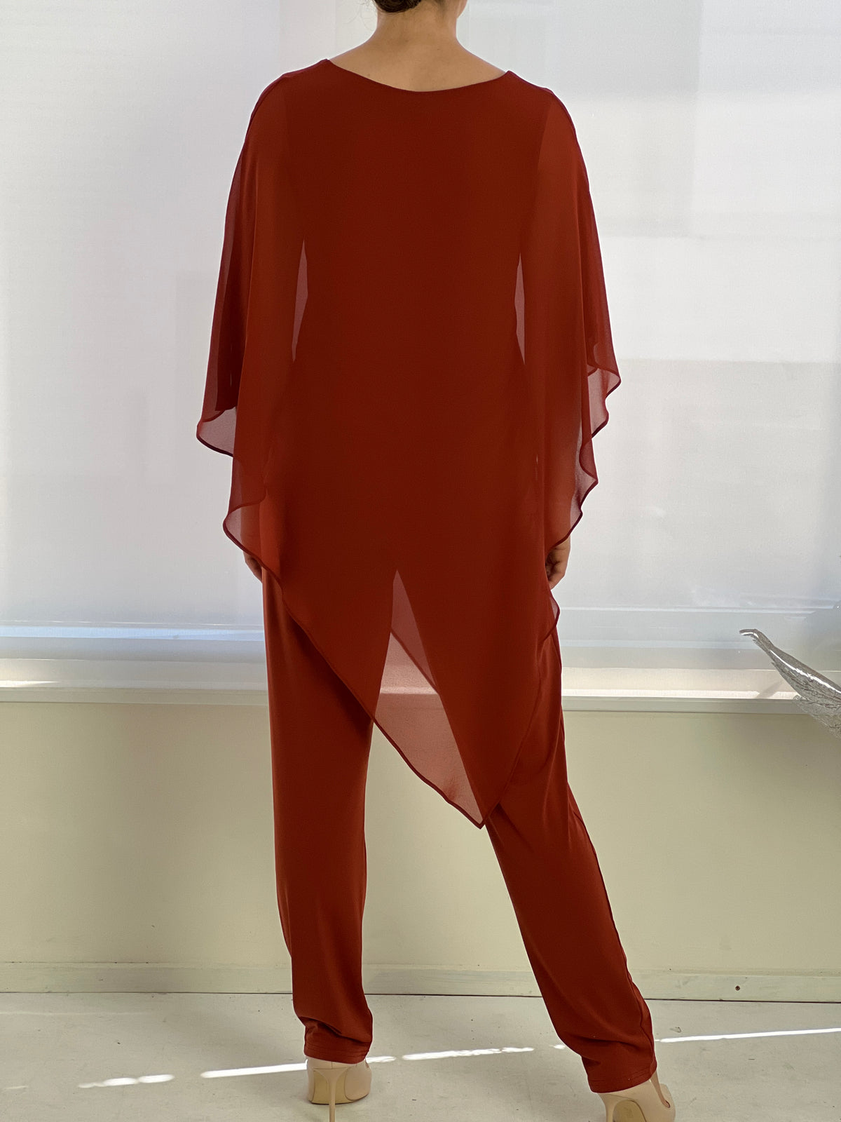 Nessa Rust Evening Top