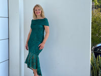 Prague Emerald Evening Gown