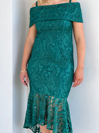 Prague Emerald Evening Gown