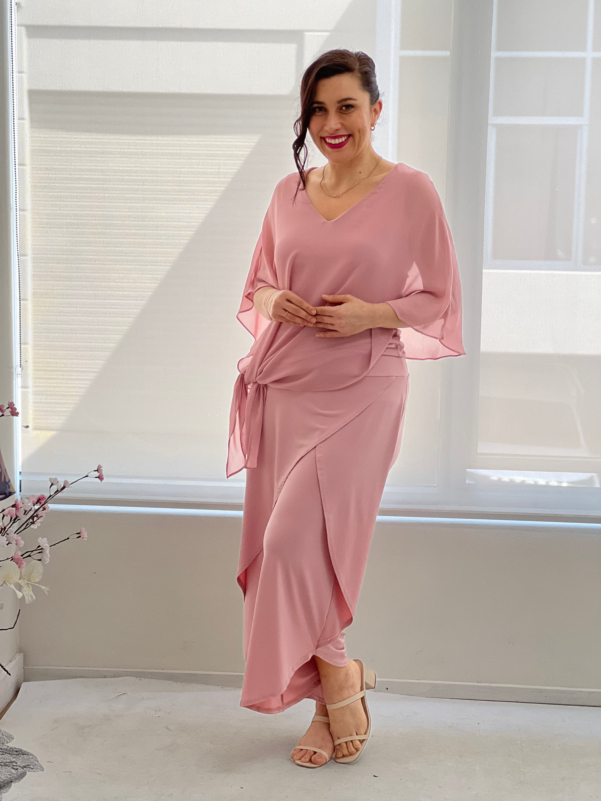 Pyrmont Blush Layered Pants