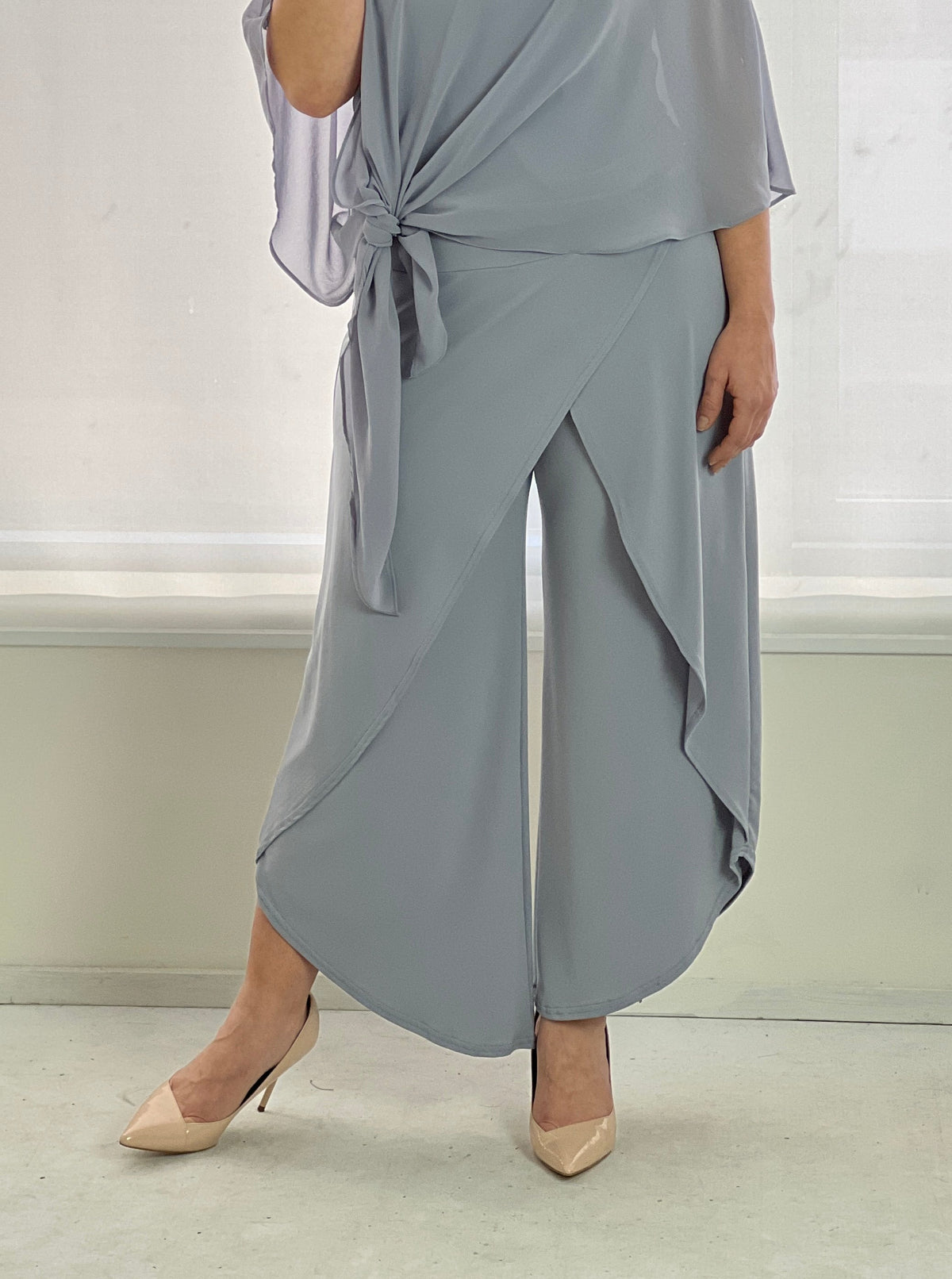 Pyrmont Silver Layered Pants