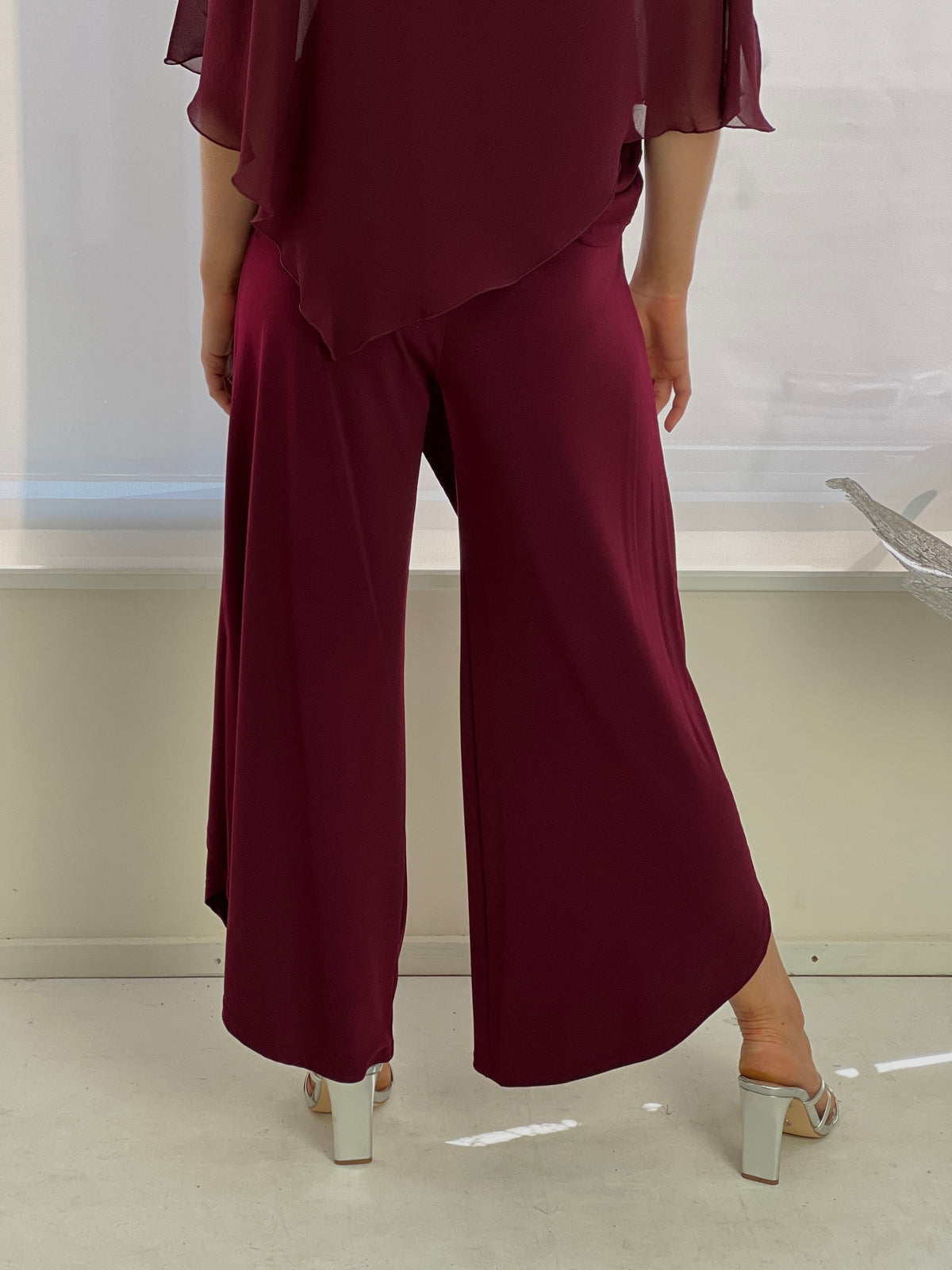 Pyrmont Burgundy Layered Pants
