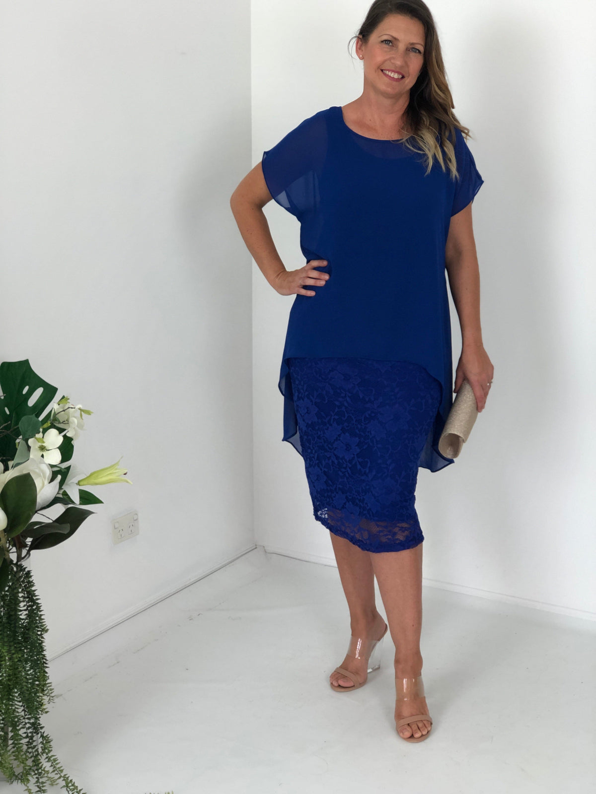 RTM DRESSES Hulston Royal Evening Dress