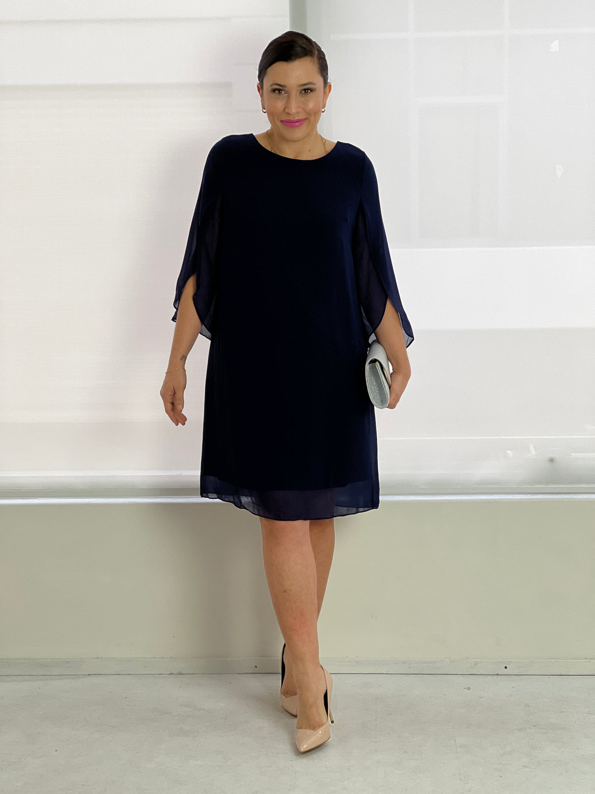 Shila Navy Evening Dress