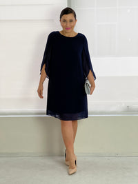 Shila Navy Evening Dress