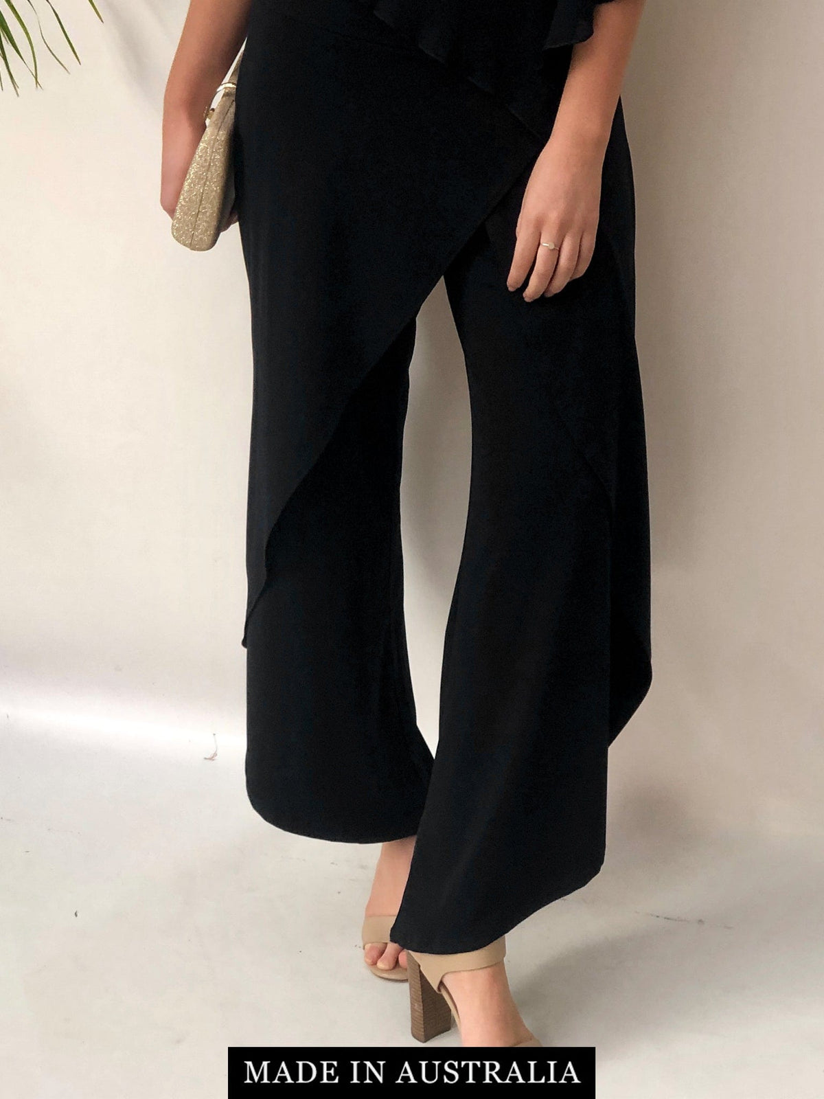 Sister Sister Separates 12 Pyrmont Black Layered Pants
