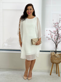 Una Ivory Evening Dress