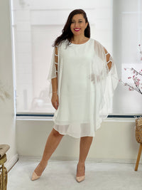 Una Ivory Evening Dress