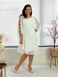 Una Ivory Evening Dress