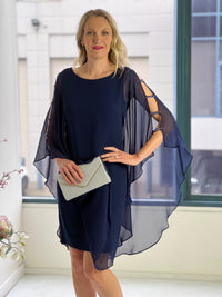 Una Navy Evening Dress