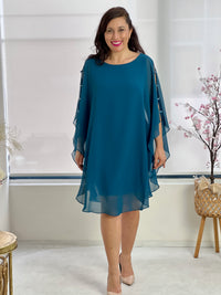 Una Teal Evening Dress