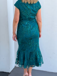 Ximena Sequin Evening Dress