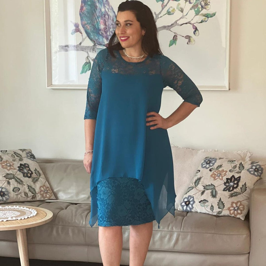 Beautiful Overlay Dresses That Are Slimming & Flattering | Dressxox ...