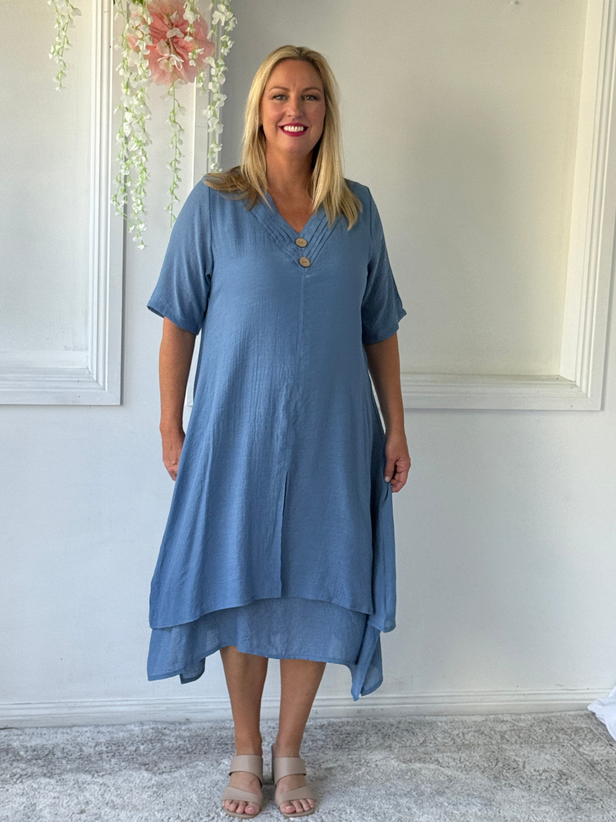 Oxley Sky Blue Layering Dress