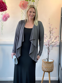 Kulani Khaki Jersey Cardigan