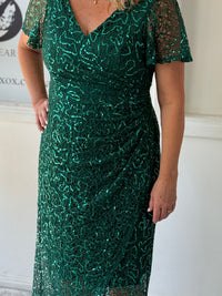 Alana Emerald Sequin Gown