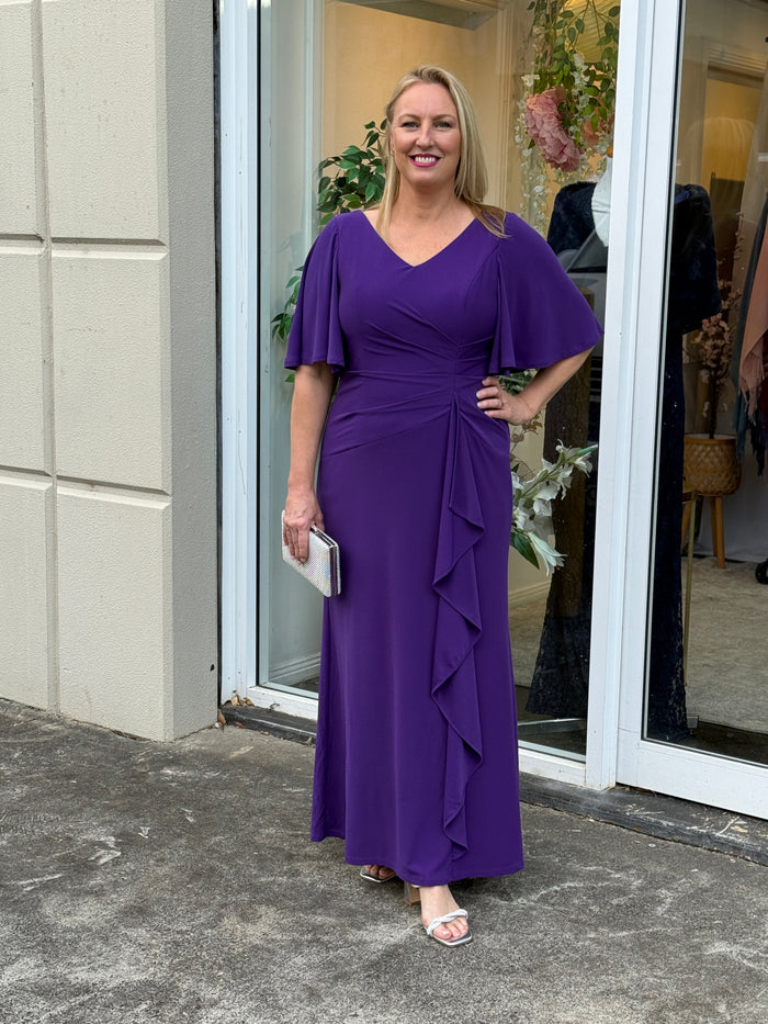 Alice Purple Evening Dress