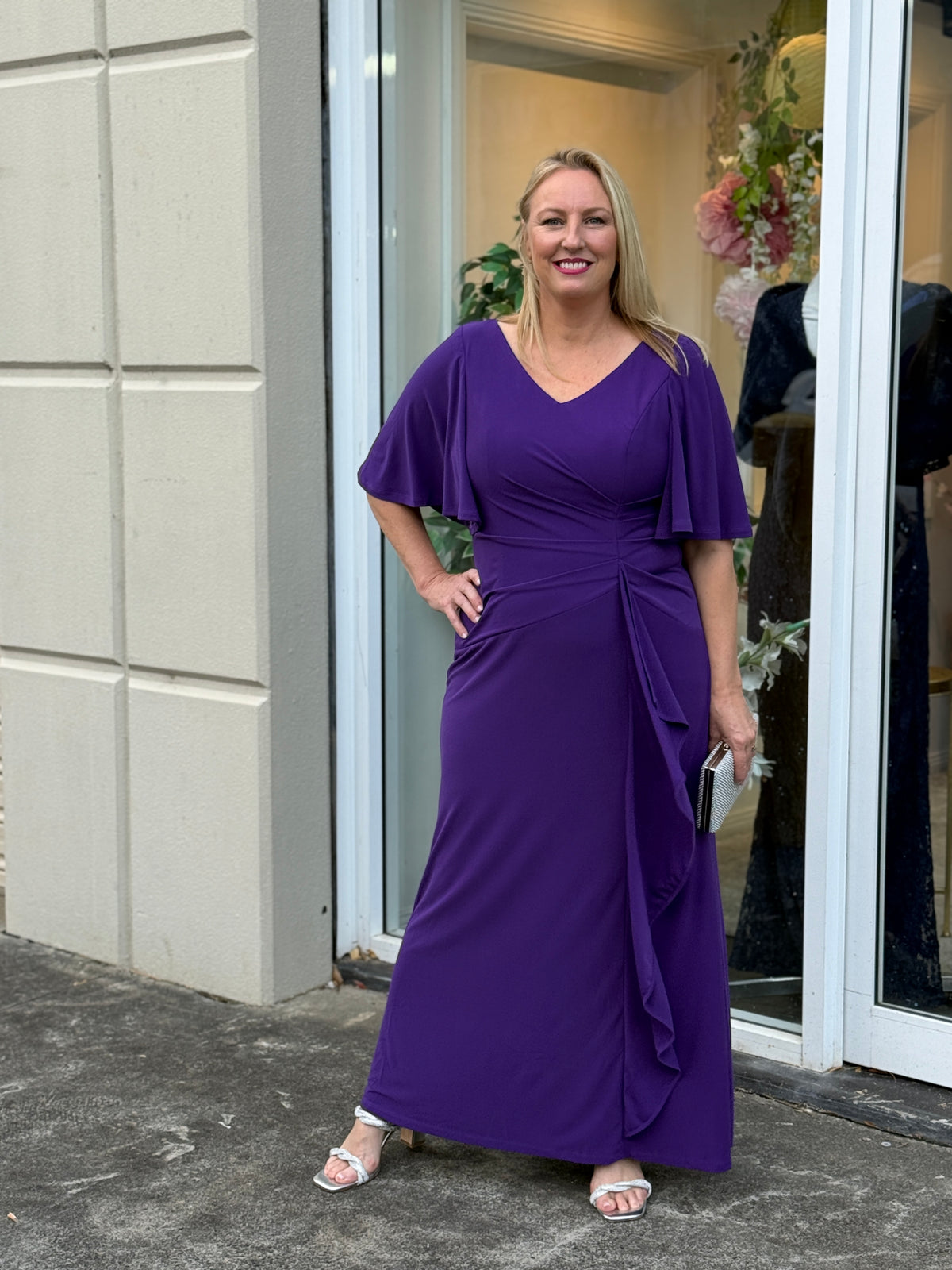 Alice Purple Evening Dress