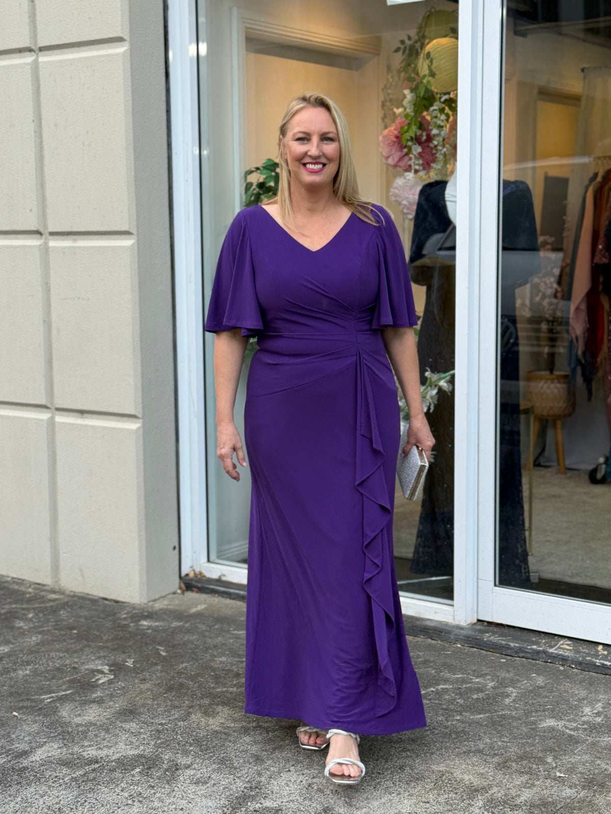 Alice Purple Evening Dress