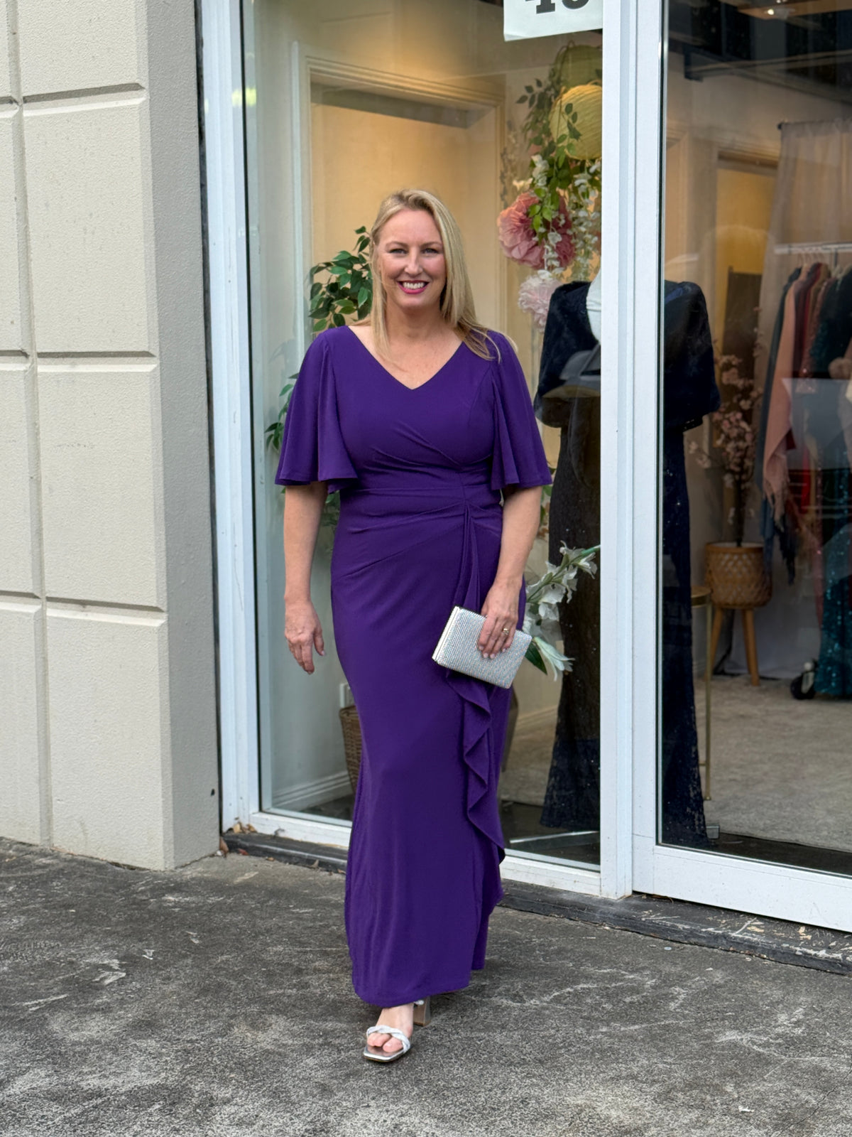Alice Purple Evening Dress