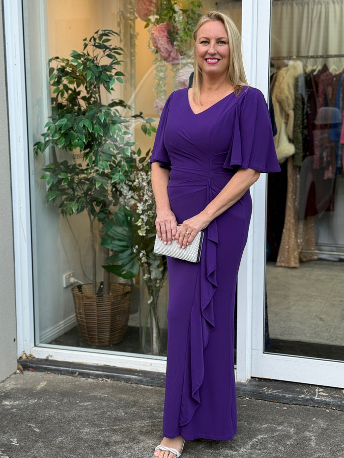 Alice Purple Evening Dress