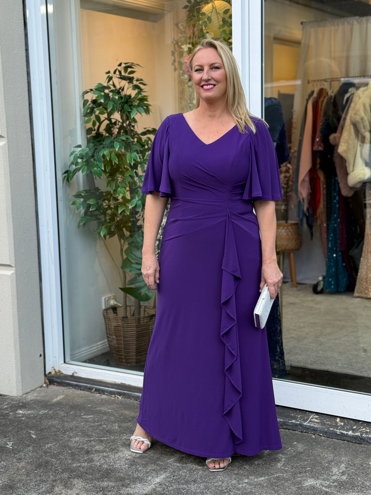 Alice Purple Evening Dress