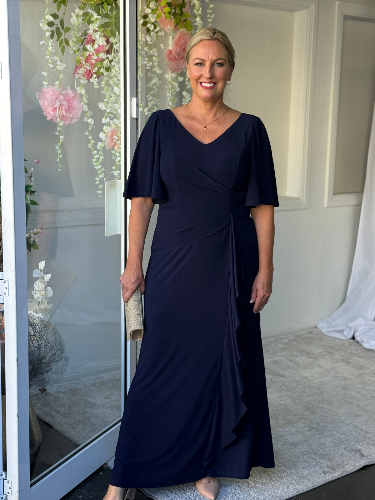 Alice Navy Evening Dress