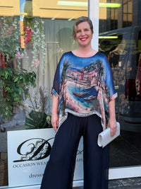 Amelia Coastal Silk Top