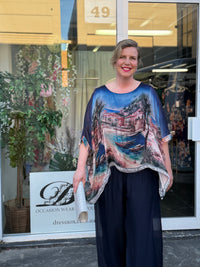 Amelia Coastal Silk Top