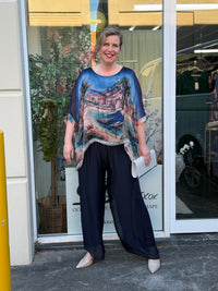 Amelia Coastal Silk Top