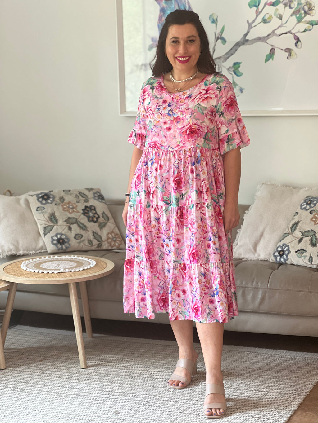 Annie Blush Garden Dress – Dressxox