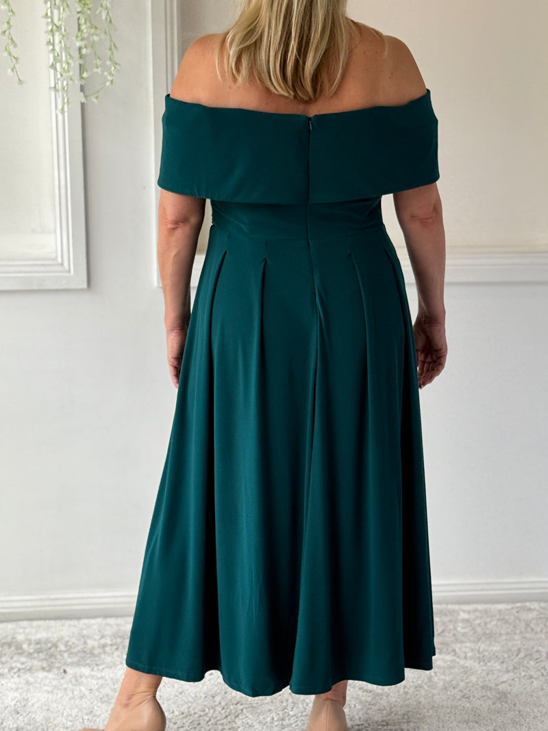 Athena Emerald Evening Dress