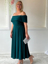 Athena Emerald Evening Dress