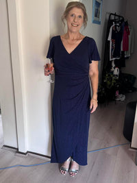 Honey Midnight Glitter Gown