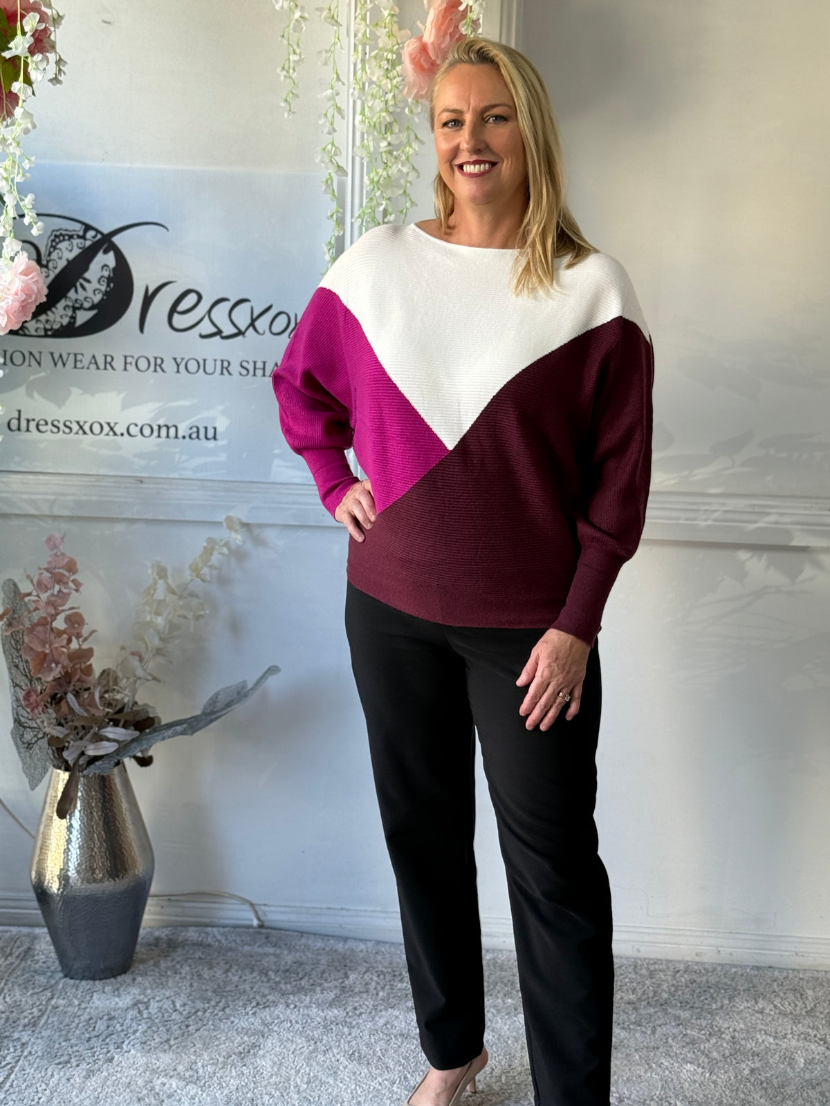Berkley Berry Knit Jumper