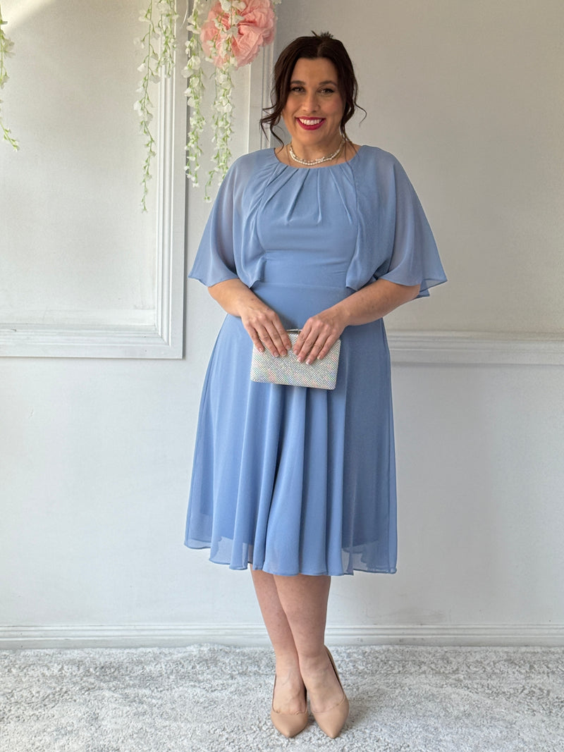 Blake Dusty Blue Event Dress