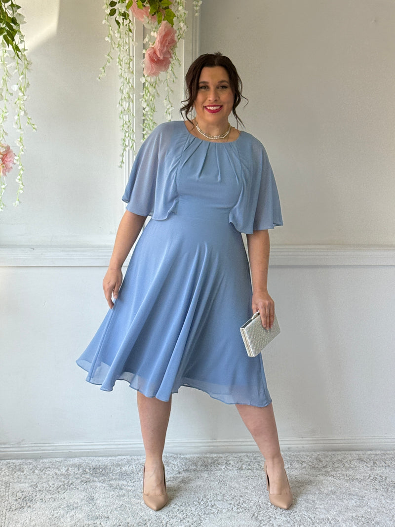 Blake Dusty Blue Event Dress