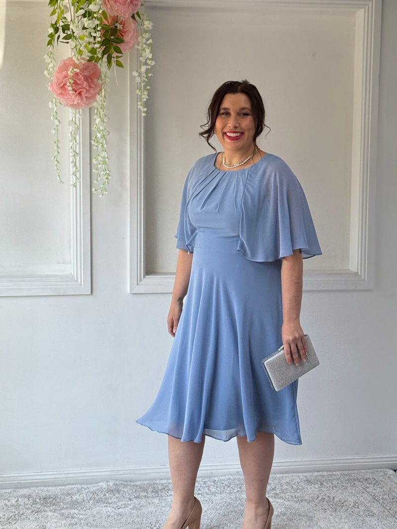 Blake Dusty Blue Event Dress