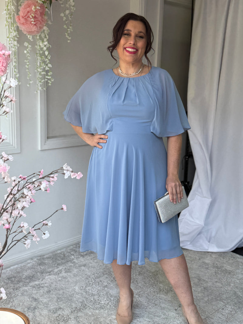 Blake Dusty Blue Event Dress