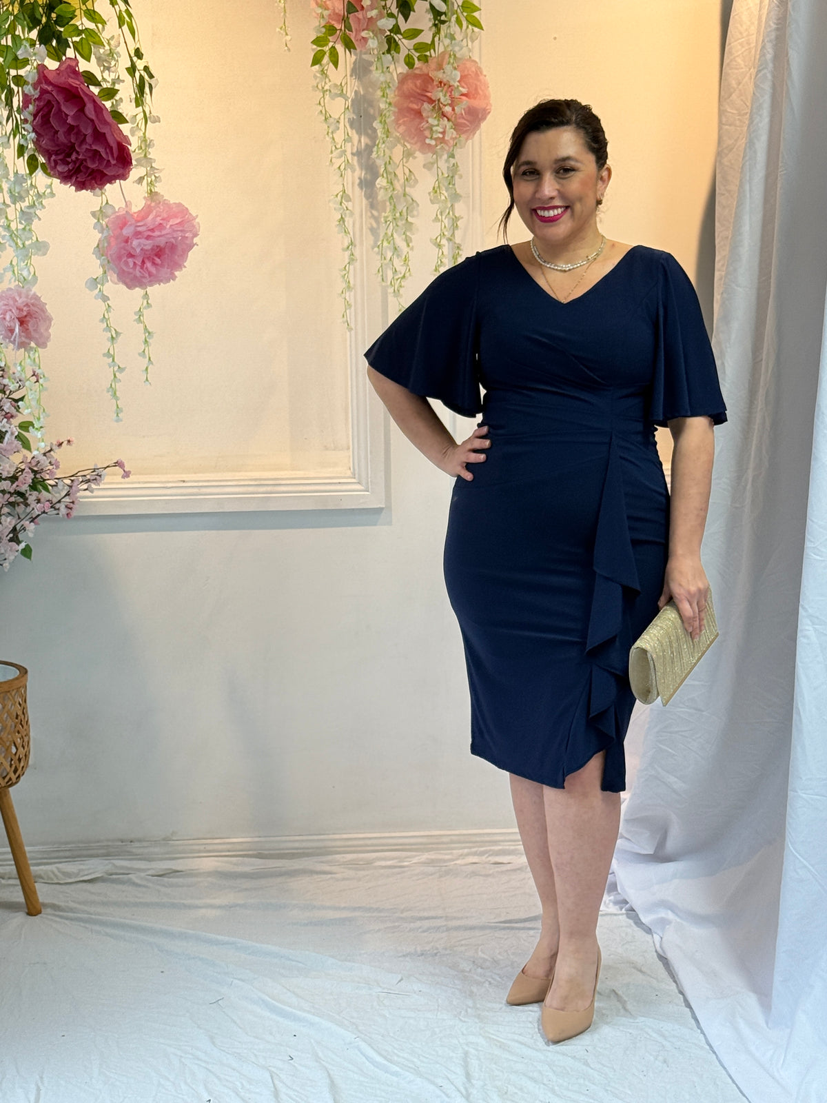 Bonnie Navy Event Dress