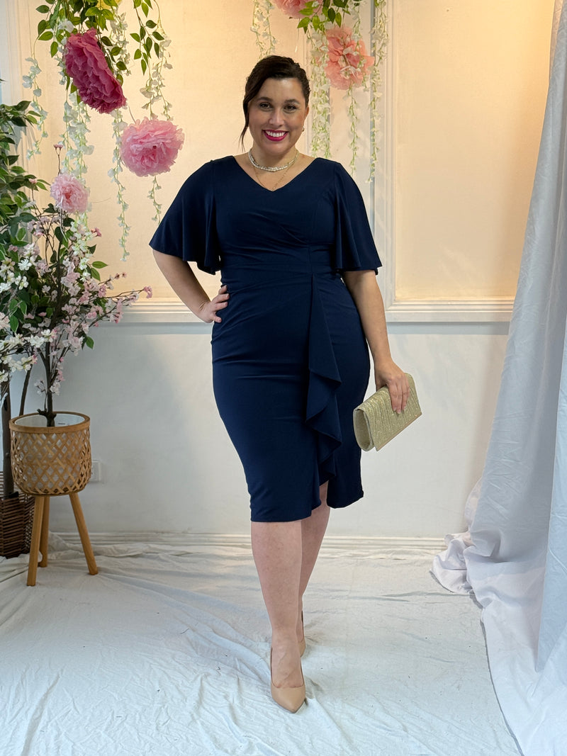 Bonnie Navy Event Dress