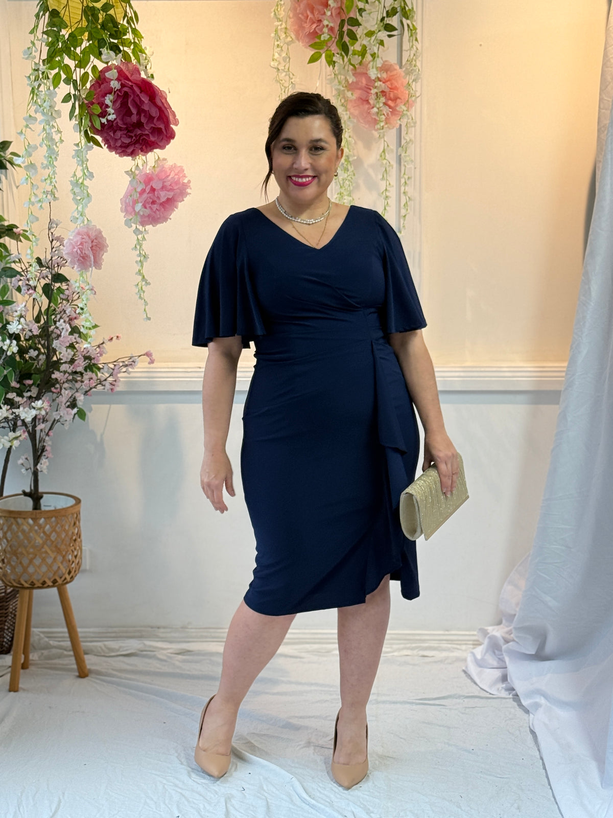 Bonnie Navy Event Dress