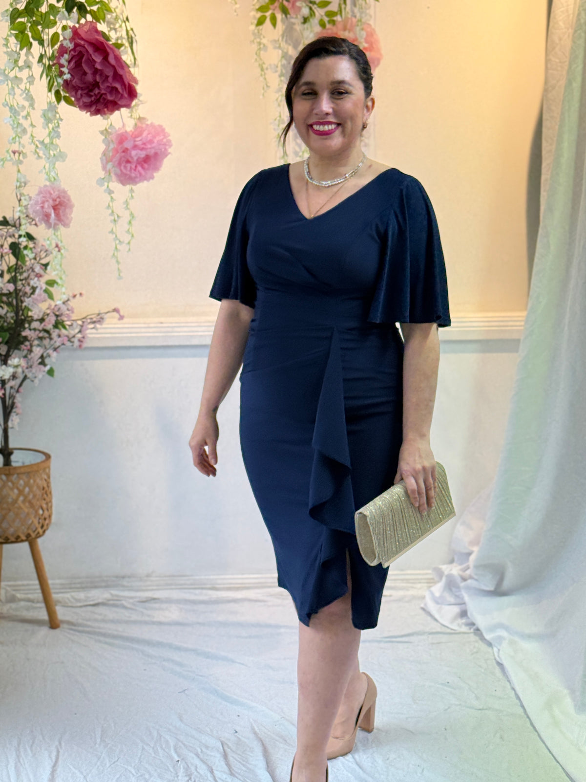 Bonnie Navy Event Dress