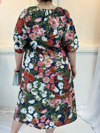 Bowie Navy Floral Dress