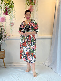 Bowie Navy Floral Dress