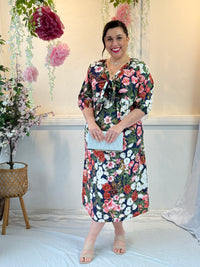 Bowie Navy Floral Dress
