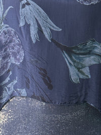 Brooklyn Navy Floral Silk Top
