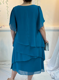 Charlotte Teal Evening Dress